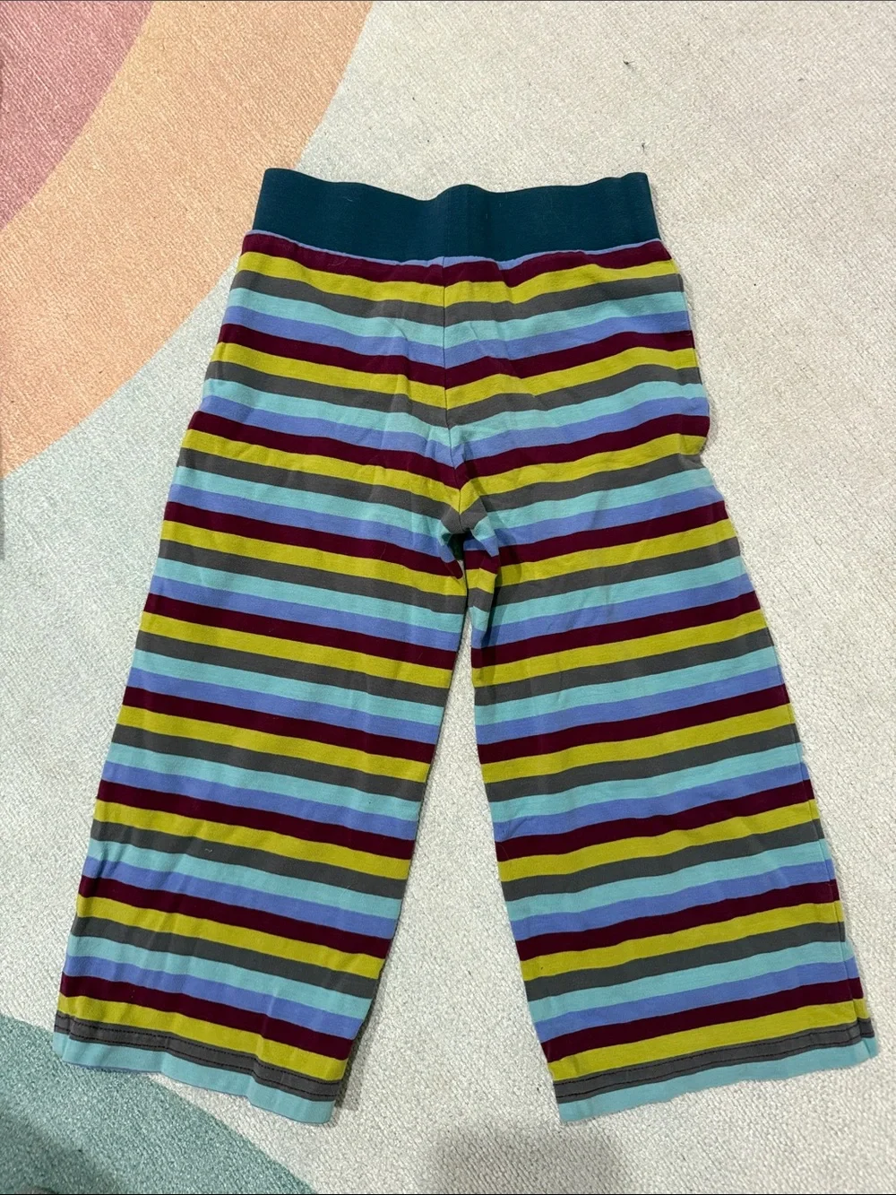 Colorful Floral Peplum Tunic with Striped Pants Matilda Jane Paint by Numbers